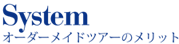 オーダーメイドツアーのメリット